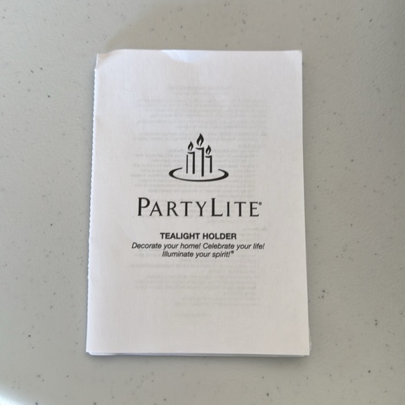 PartyLite Garnet Stemmed Tea light Trio - Picture 7 of 7